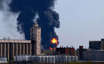 A fuel tank exploded in the Dnipropetrovsk region