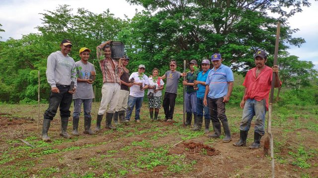 Taking Root members ready for planting trees