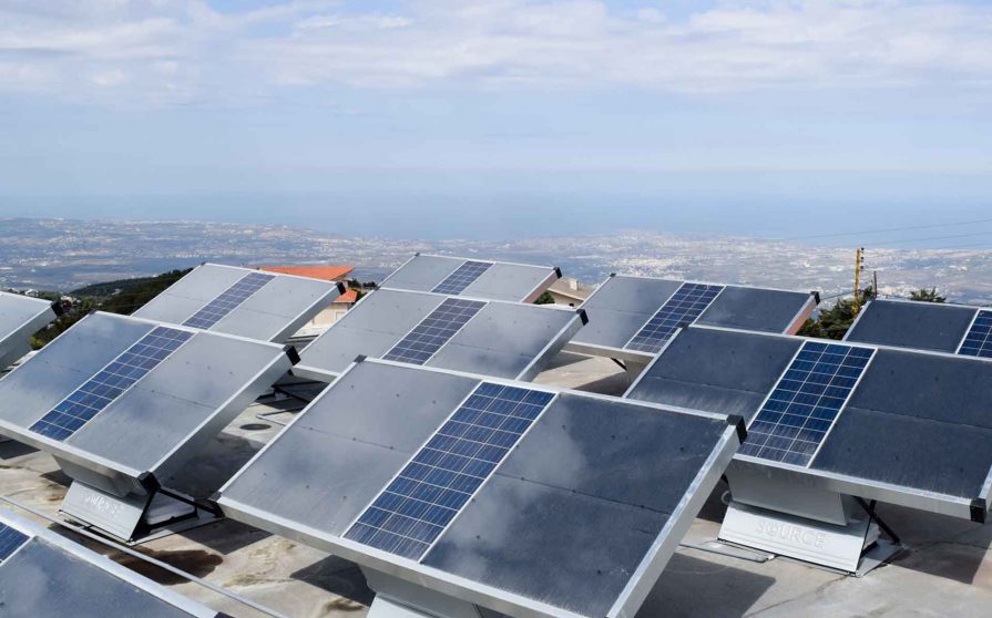 Solar panels mining water from the air in Queensland, Australia