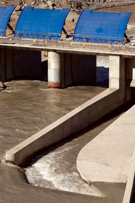 The powerhouse for the 111 MW Chacayes project contains two turbine-generator units that produce an average of 560 GWh of clean, renewable electricity each year