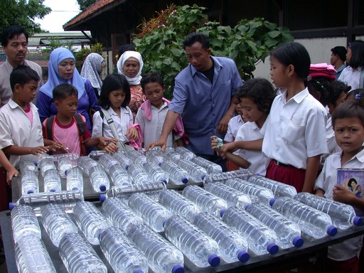 Solar disinfection for household water treatment, Africa