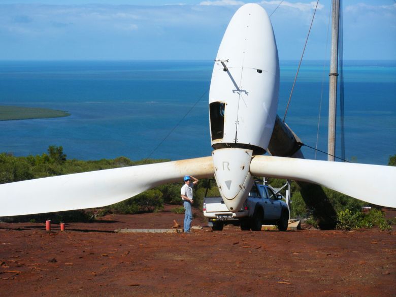 Installation of windmill