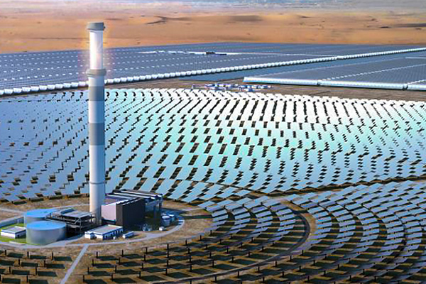 Conversion of solar energy into electricity, United Arab Emirates