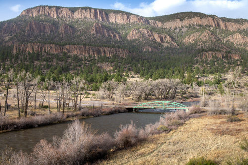 The Rio Grande River east of Creede, Colordo, near its headwaters.