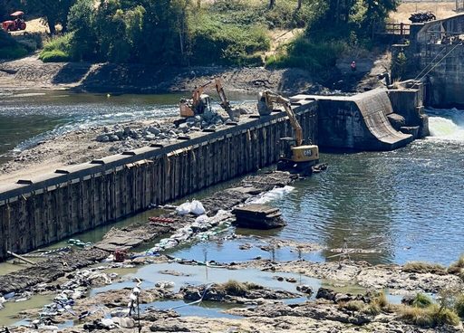 The 133-year-old Winchester Dam near Roseburg underwent.