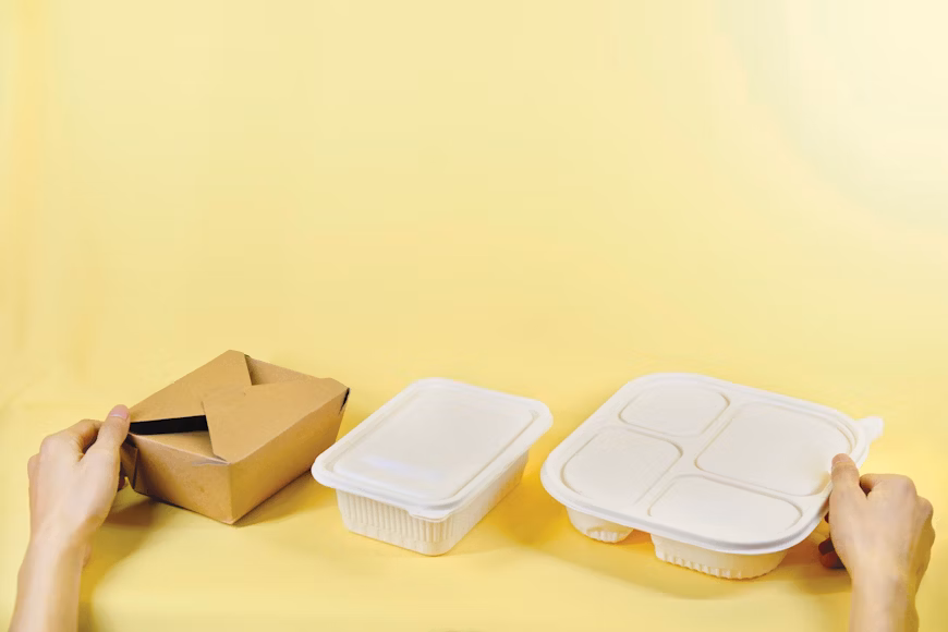 France bans disposable fast-food utensils, package