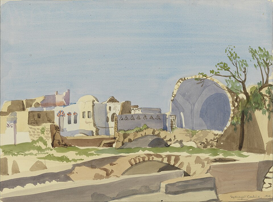 Ruins of Gaza, Egypt, 1919 Art.IWMART2684.jpg