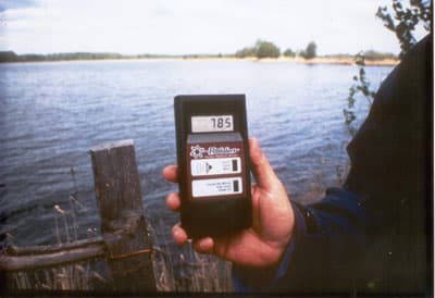 The lake was forebodingly toxic and dangerous.
