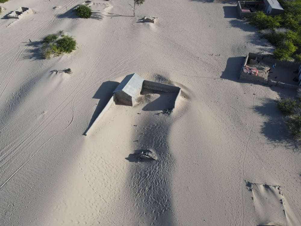 Deforestation in Somalia is leading to drought. Sandstorms force people to leave their homes.