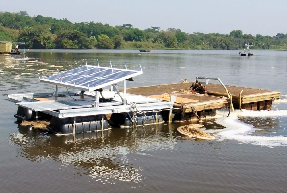 Decreasing capability of the degassing systems at lakes