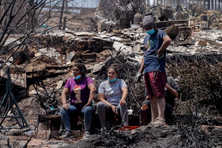 Chile's central region of Valparaiso has been devastated by wildfires
