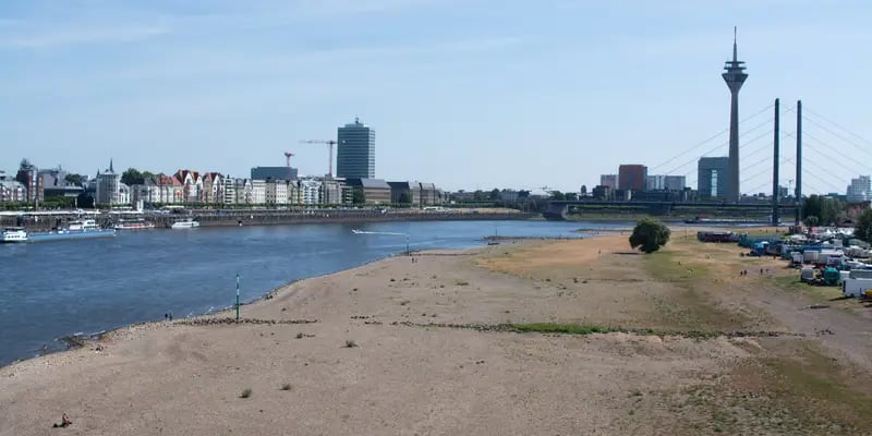 In 2018, Germany entered a brief recession, sparked in part by low water levels on the Rhine.