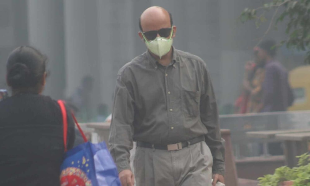 Air pollution in Gurugram, India