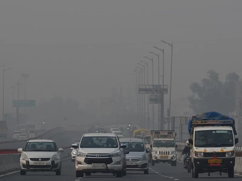 Air pollution in New Delhi, India