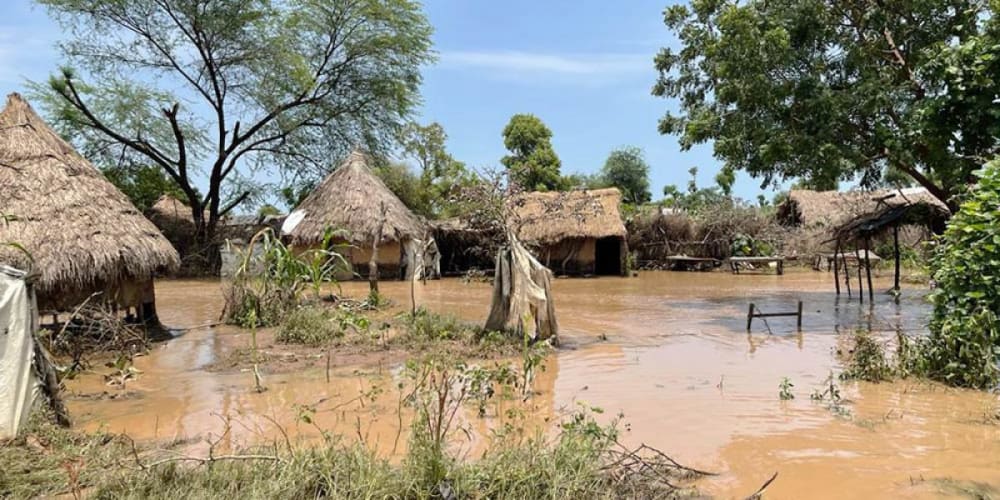 Heavy flooding in South Sudan caused widespread destruction in Maban, September 2022.