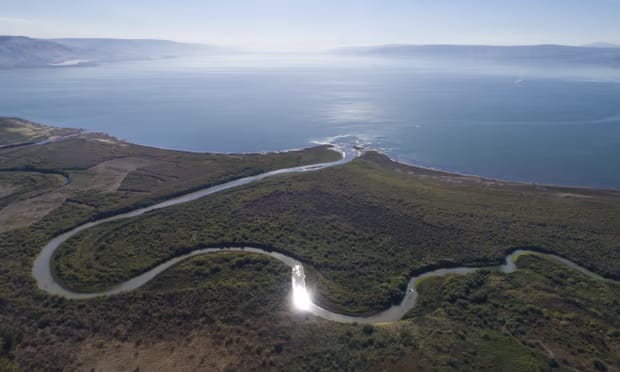 The Sea of Galilee has been depleted during a series of dry winters
