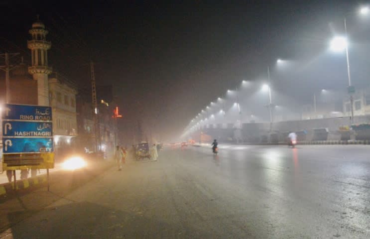 Peshawar severely hit by smog