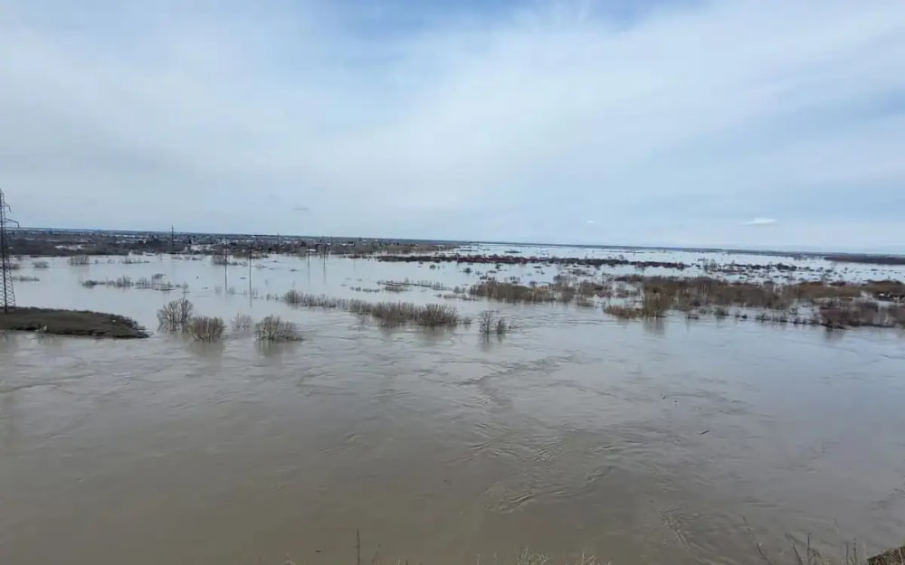 Water level of Ishim River in Russia’s Tyumen Region surpasses dangerous mark