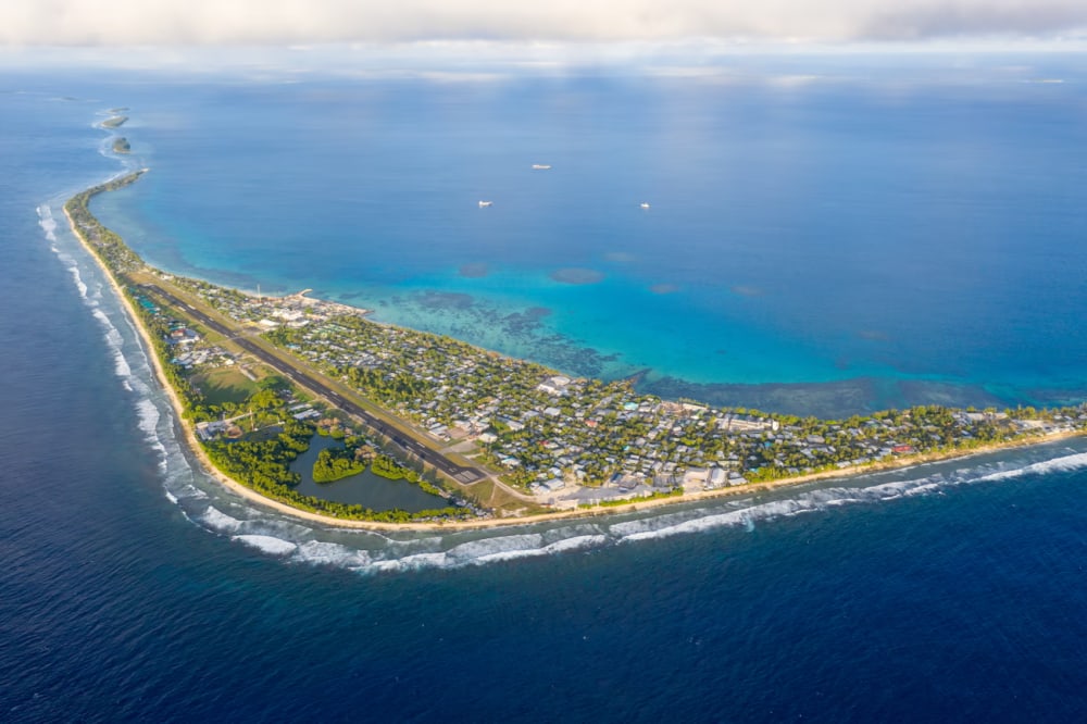 Rising sea levels threaten Tuvalu