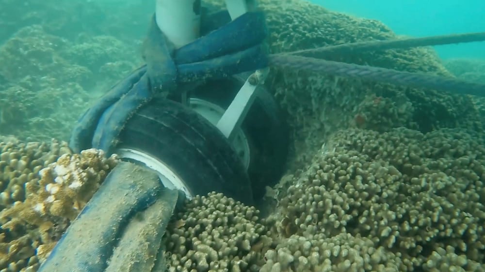 Diving and Salvage Unit One (MDSU-1) conduct an underwater survey of the U.S. Navy's P-8A Poseidon in Kaneohe Bay, Hawaii, on Tuesday, Nov. 28, 2023.