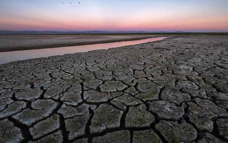 The former bed of the Salton Sea, 2019