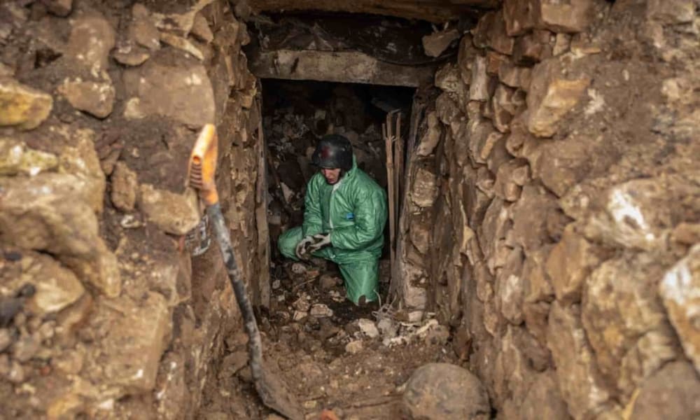 The process of searching for the bodies of servicemen of the RF Armed Forces.