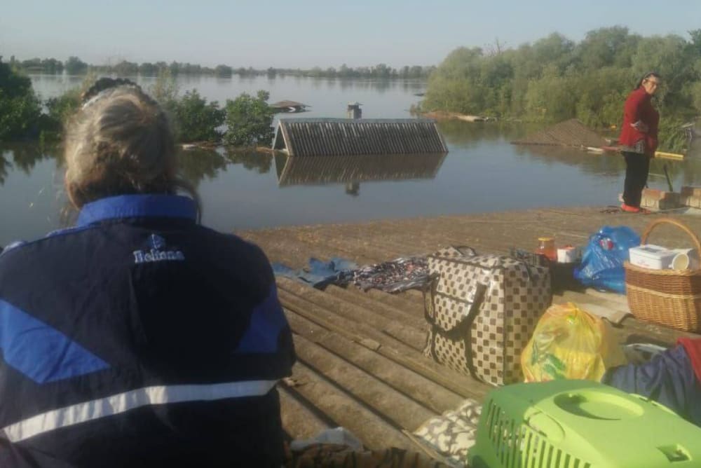 The water level due to the destruction of the dam of the Kakhovka hydroelectric station will increase by one meter within 20 hours.