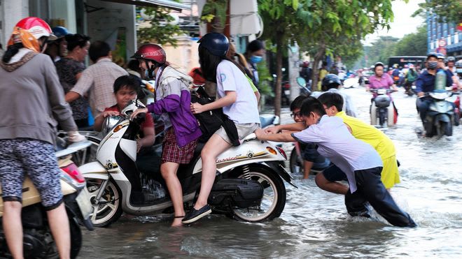 Ho Chi Minh City is currently sinking at a rate of 16.2mm.
