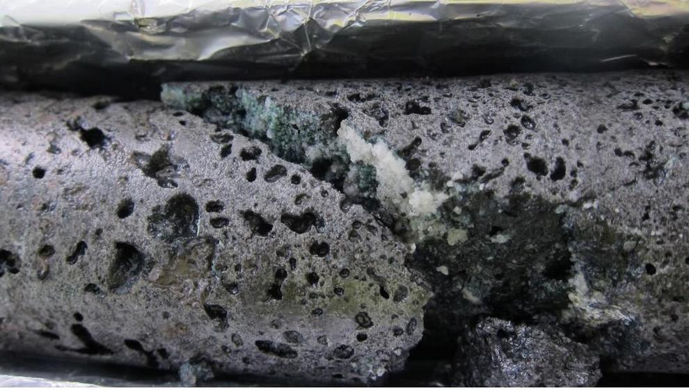 One type of geological storage includes injecting carbon dioxide underground into certain types of rock where it is stored permanently.