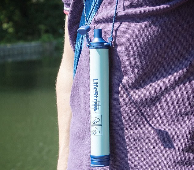 The portable LifeStraw kills 99.99 per cent of bacteria and filters at least 1000 litres of water in its lifetime