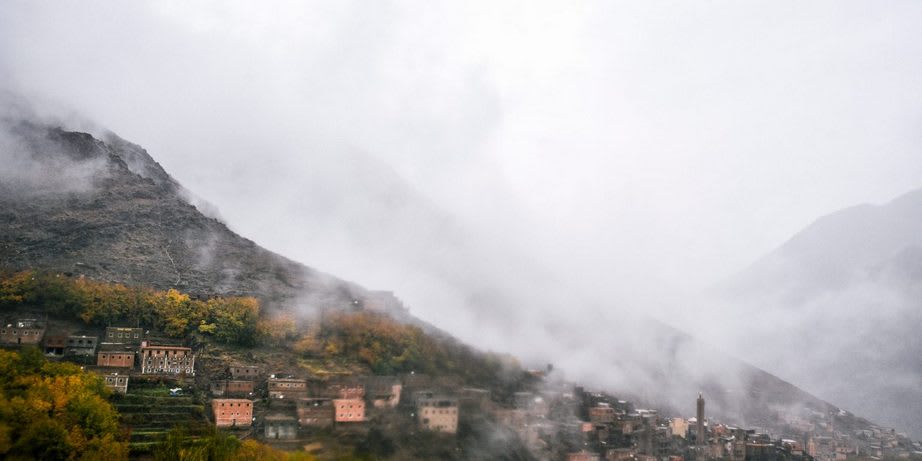 Fog over Morroco