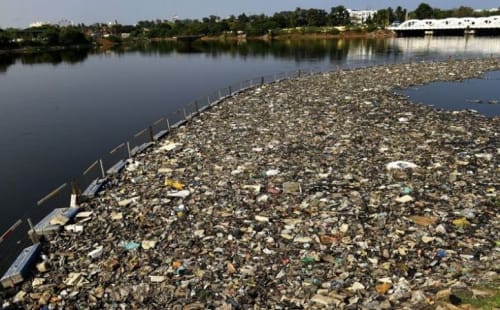 Pollution of Cooum River, India