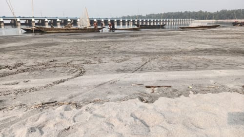 Drying up of Teesta River, Bangladesh