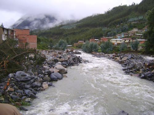 Water pollution of the rivers in La Paz, Bolivia