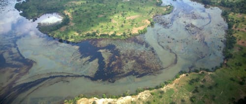 Oil spills caused by Shell in Nigeria