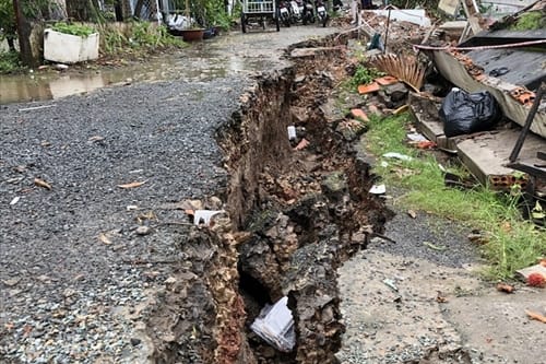 Land subsidence due to groundwater exploitation in Vietnam