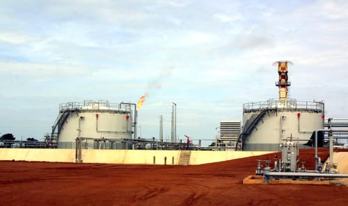 Oil extraction in Doba, Chad