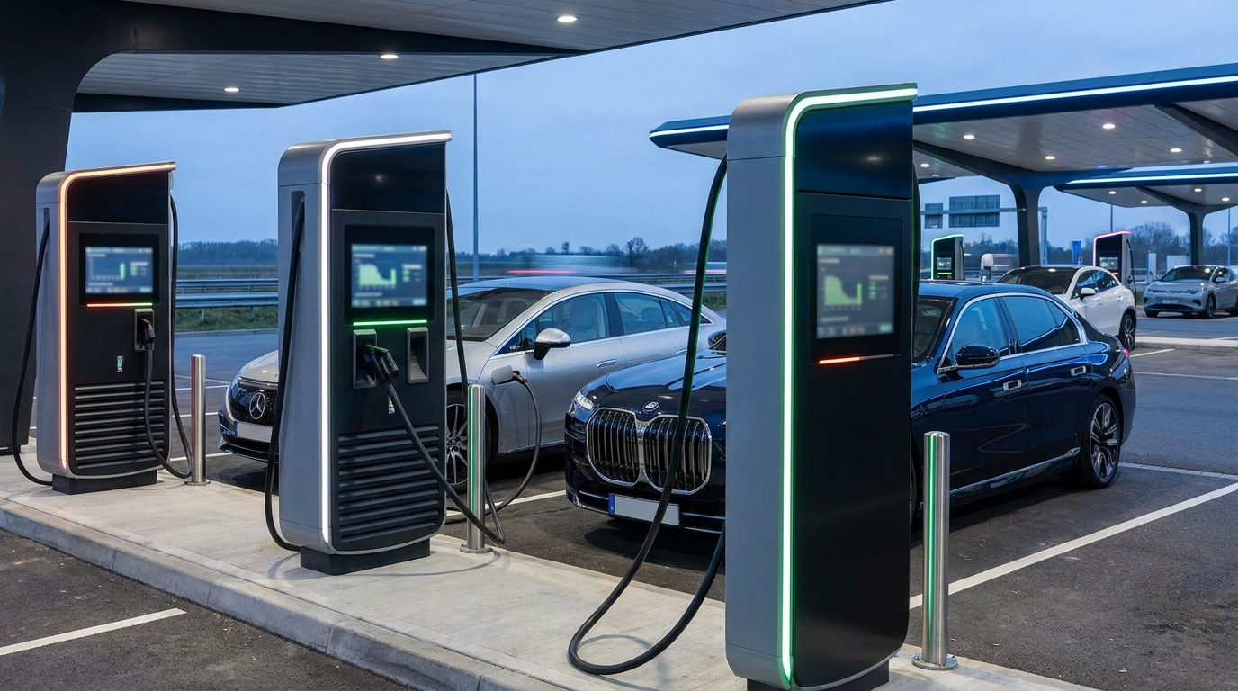 Mercedes EQS vs BMW i7 recharge berline électrique de luxe borne rapide au Maroc 2026