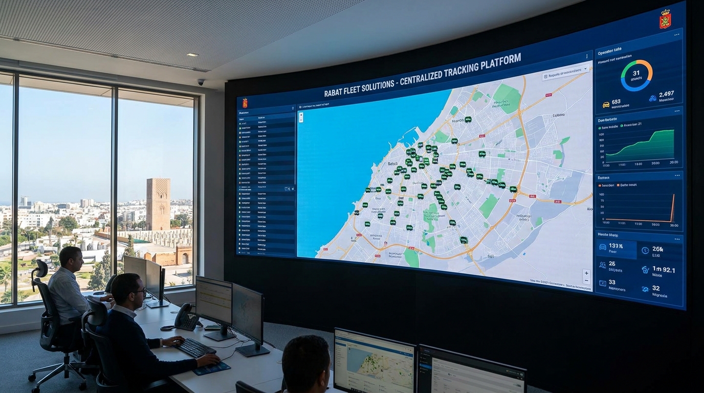 Solutions GPS Rabat - geolocalisation et gestion de flotte des vehicules d'entreprise