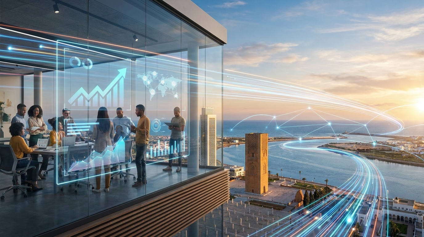 Tendances marketing digital Rabat 2026 — GEO AI et IA générative