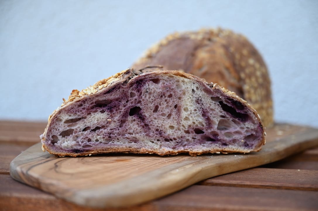 Blueberry Lemon Sourdough Bread