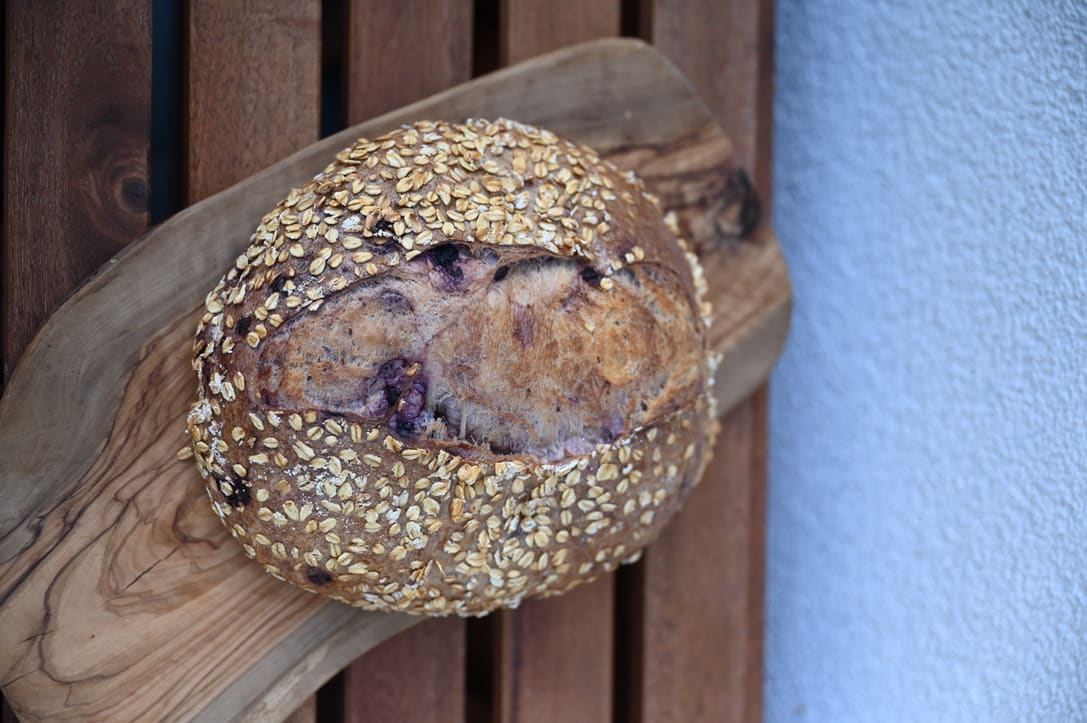 Blueberry Lemon Sourdough Bread