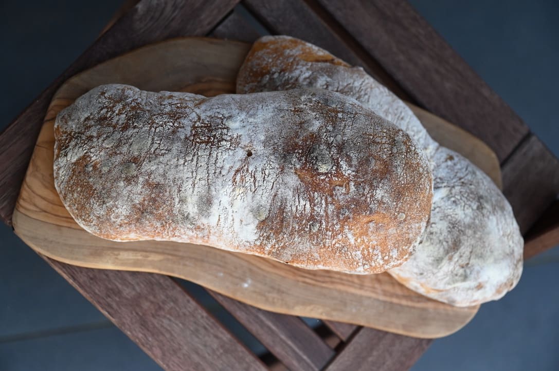 Sundried Tomato Sourdough Ciabatta