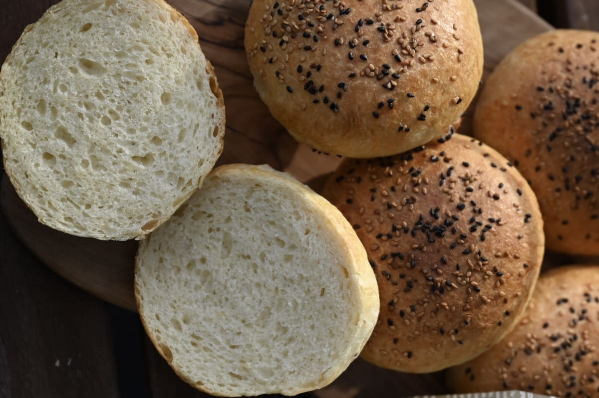 Egg-Free Brioche Buns
