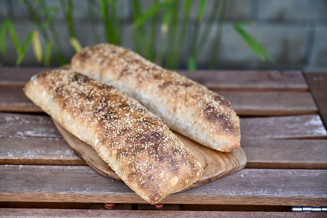 Sesame Sourdough Ciabatta
