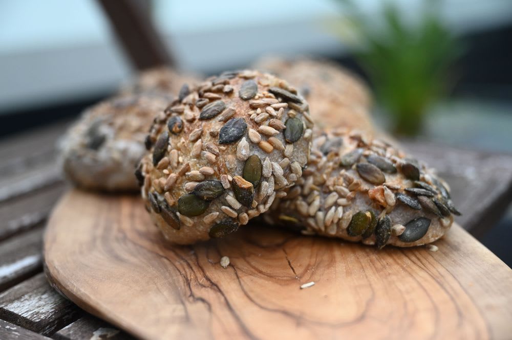 Seeded Sourdough Rolls