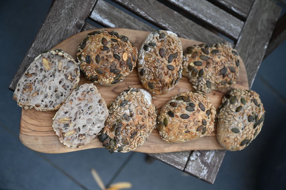 Seeded Sourdough Rolls
