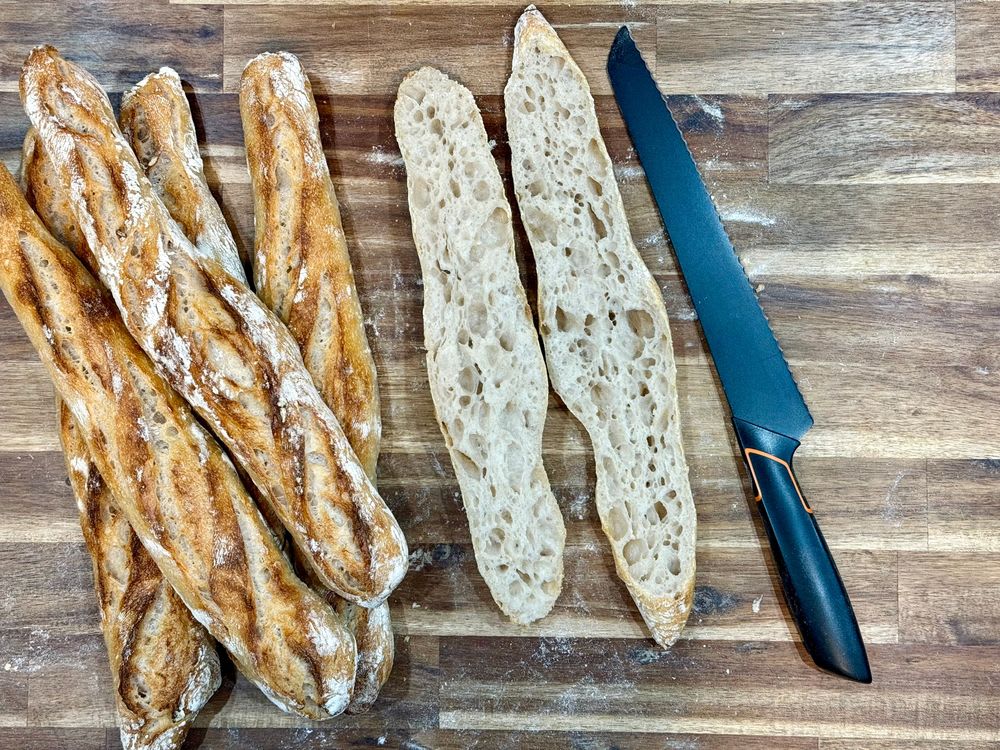 Purple Potato Baguettes