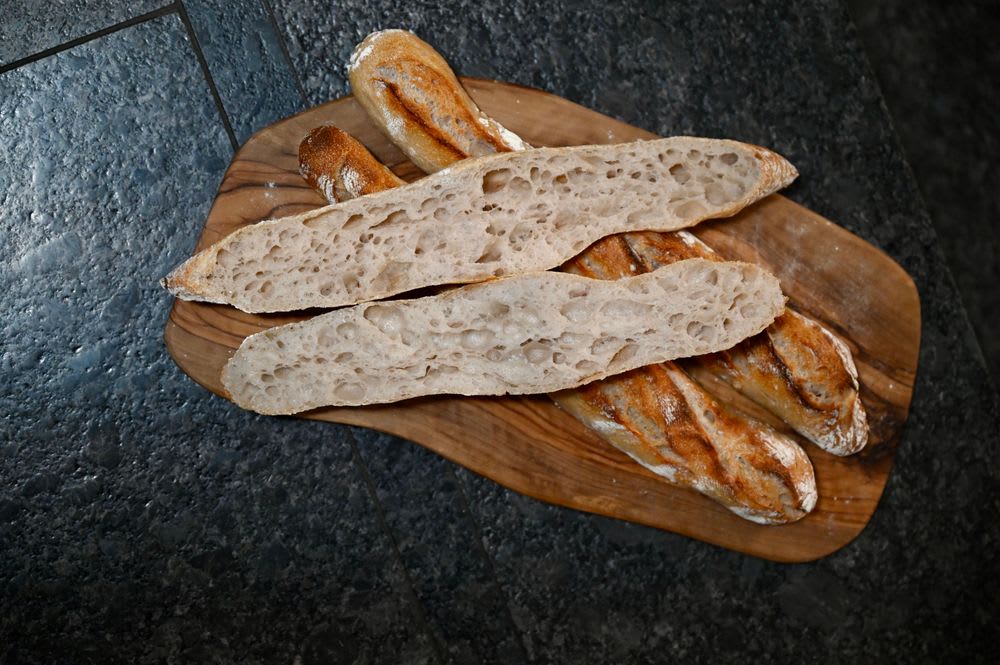 Purple Potato Baguettes
