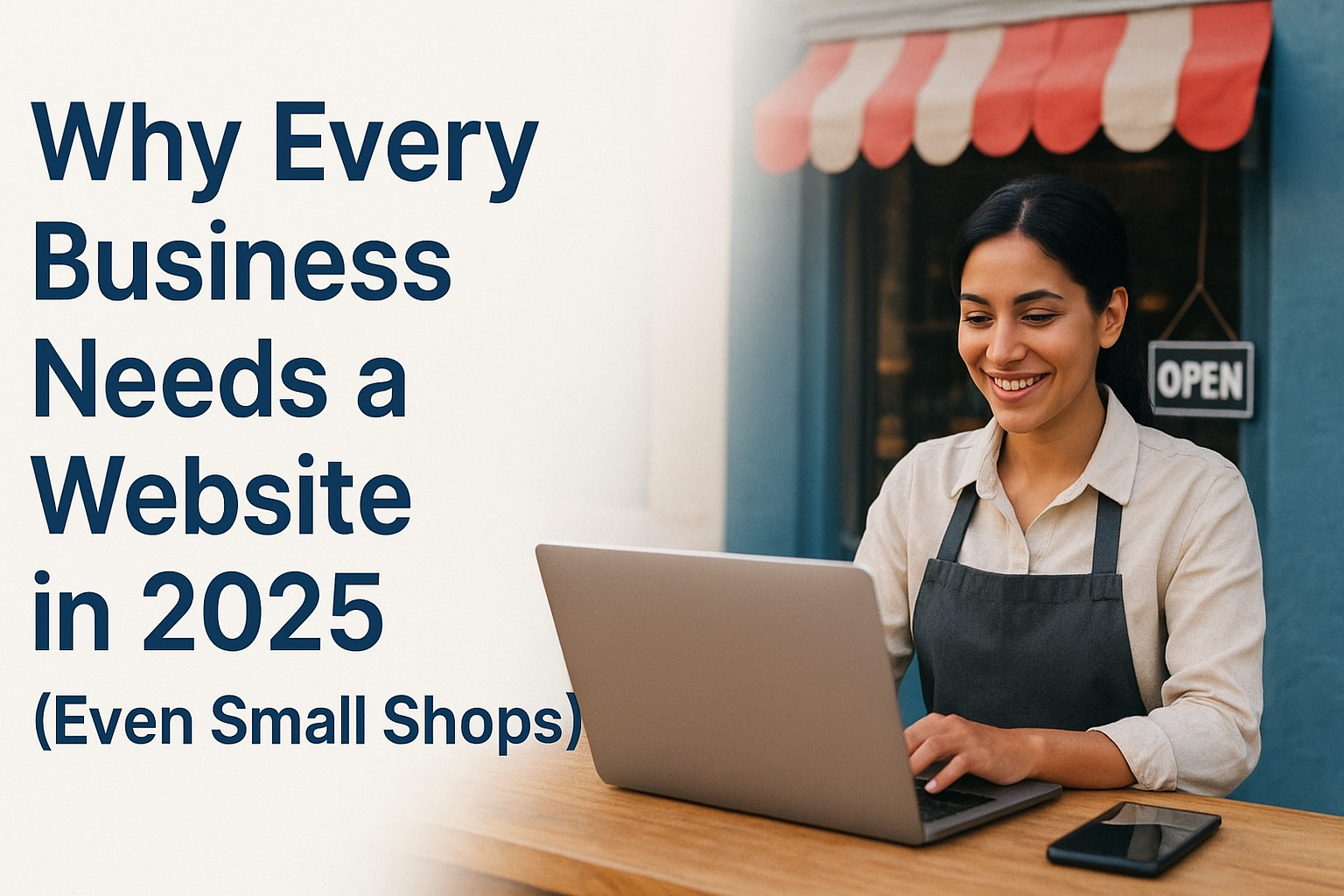 Why Every Business Needs a Website in 2025 (Even Small Shops) | AimGrit